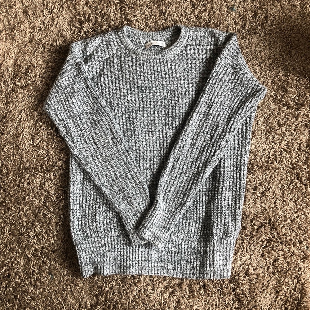 ✨ Abercrombie & Fitch Ribbed Grey Sweater ✨